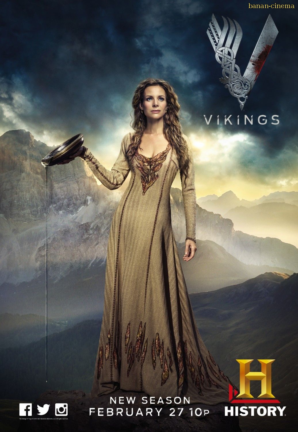 Смотреть Викинги / Vikings (3 сезон) онлайн в плеере Вконтакте 720p