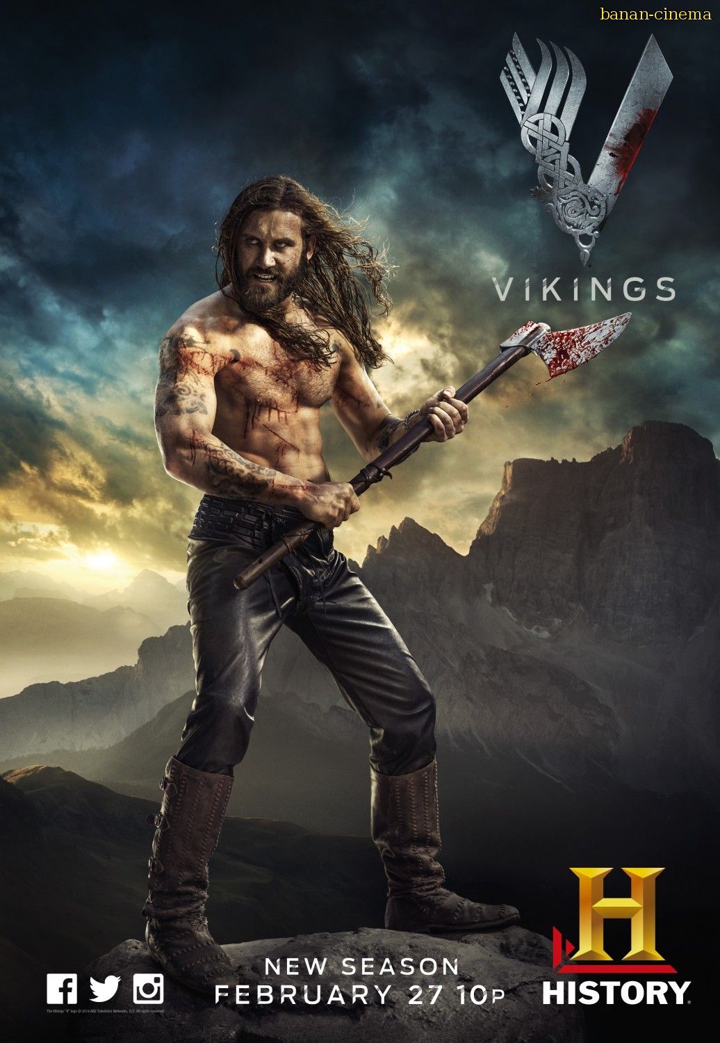 Смотреть Викинги / Vikings (2 сезон) онлайн в плеере Вконтакте 720p